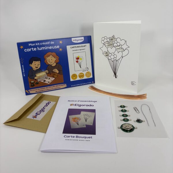 Kit carte bouquet clignotant – Image 2